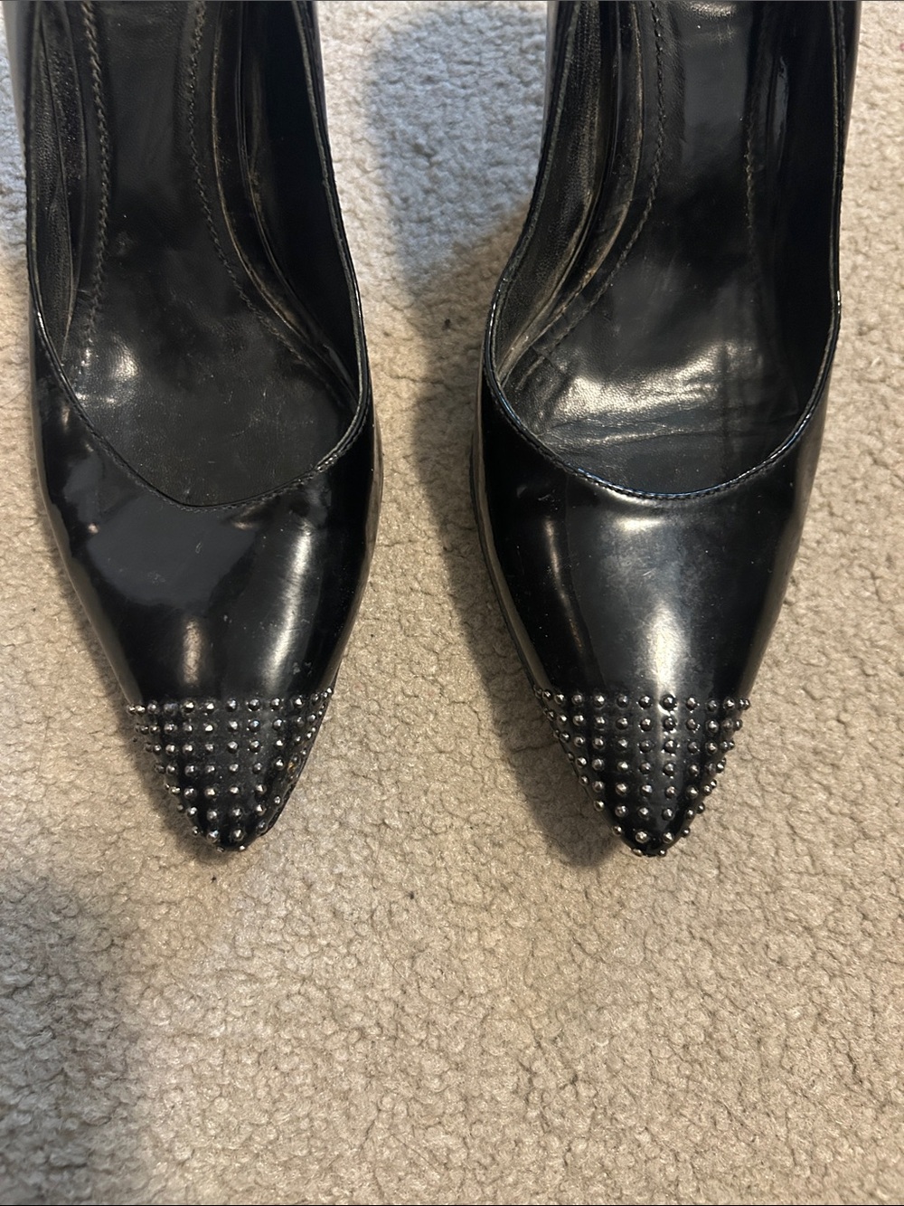 Burberry Vintage Studded Heels Size 38 - Picture 2 of 13